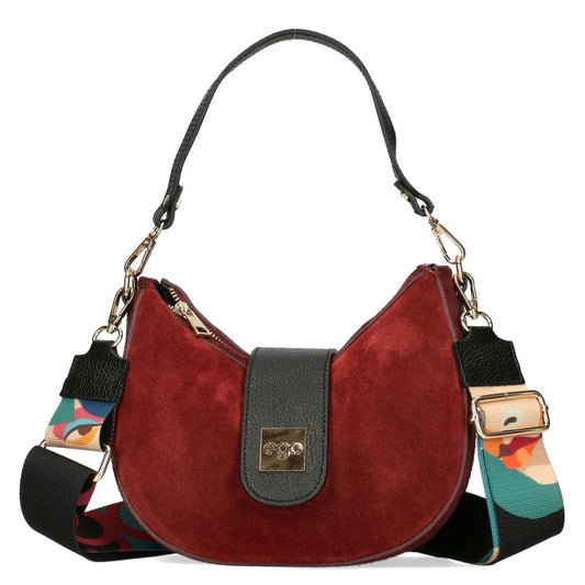 EGO Geanta dama piele intoarsa naturala rosu ES0277IS 010025JZ MD4424