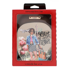 Nikky Minibanduliere dama NK24001 I LIVE TO TRAVEL MD4456