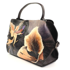 Sifino Geanta dama negru floral F8528 MD4702