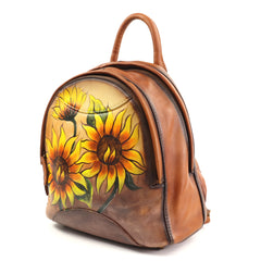 Sifino Rucsac dama maro floral F8382 MD4716