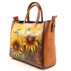 Sifino Geanta dama maro floral F8372 MD4717