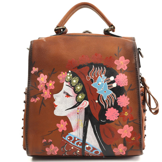 Sifino Rucsac dama maro Asian women F8270 MD4728