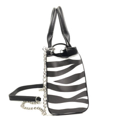 Epica Geanta Dama Alb Negru 1NYZ80020A 47 S MD4748