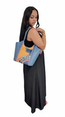 Feeling Geanta dama albastru multicolor FEEL1 MD5048