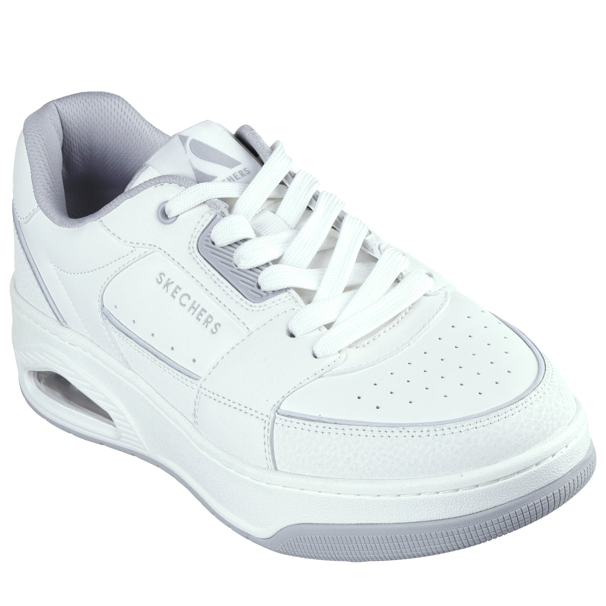 Skechers Pantofi barbati sport UNO COURT LOW POST 183140 WHITE IB2520-WHT