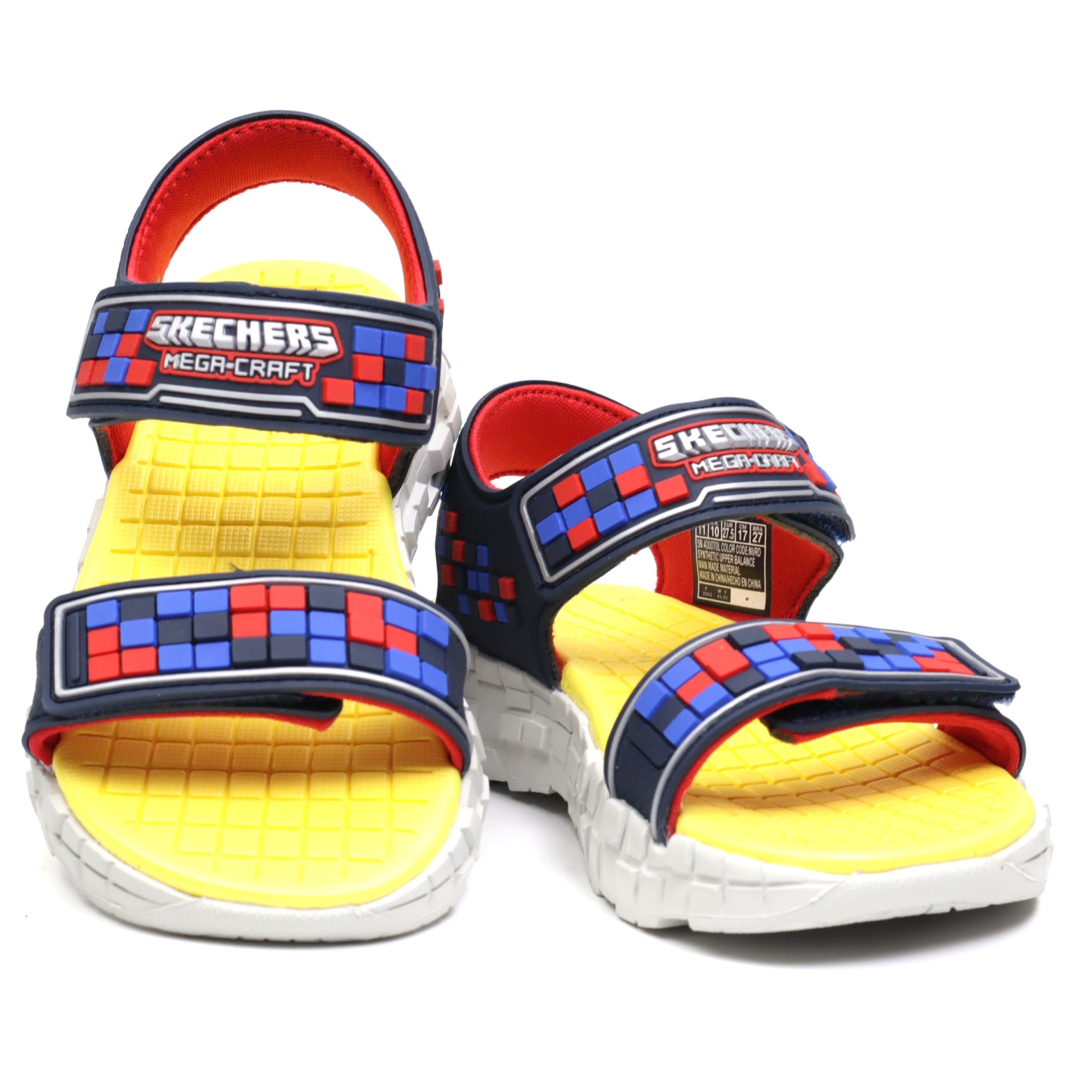 Skechers Sandale copii baieti MEGA CRAFT SANDAL 400070L NAVY/RED ICB0055-NVRD