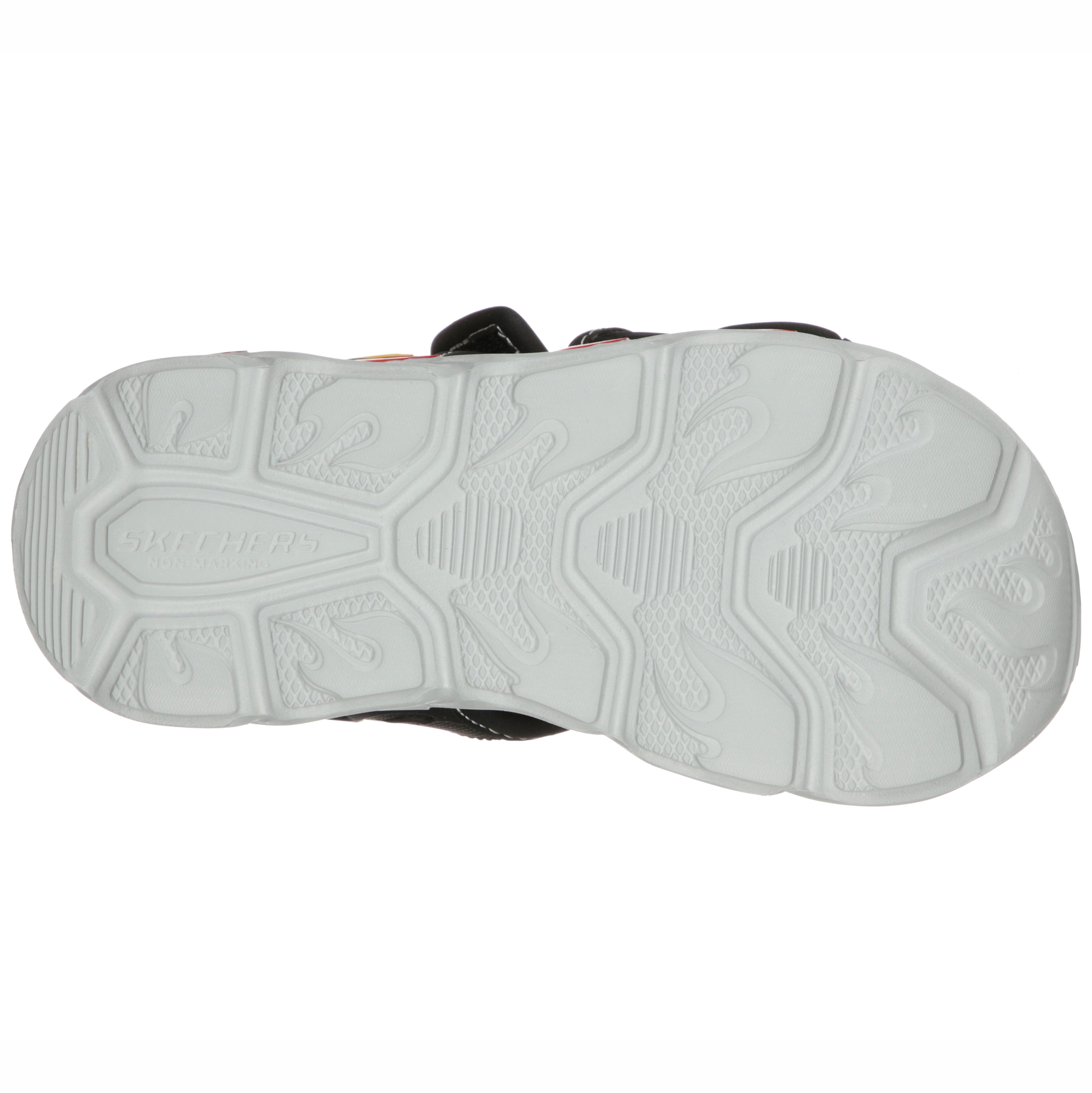 Skechers Sandale copii baieti THERMO SPLASH HEAT FLO 400109L BLACK/RED ICB0056-BKRD