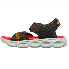 Skechers Sandale copii baieti THERMO SPLASH HEAT FLO 400109L BLACK/RED ICB0056-BKRD