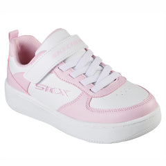 Skechers Pantofi copii sport fete 310156L WHITE/PINK ICF0046-WPK