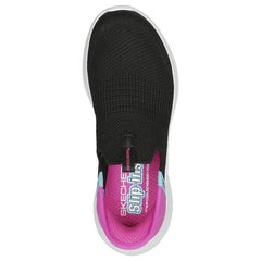 Skechers Pantofi copii sport fete 303800L BLACK/PINK ICF0070-BKPK