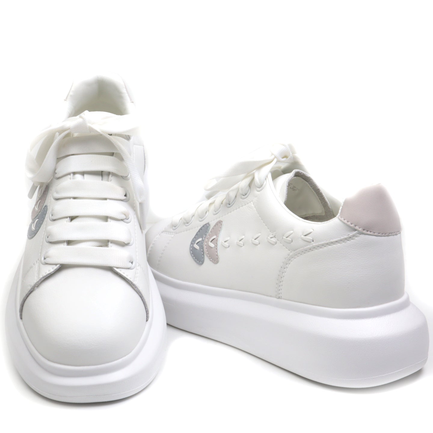 Franco Gerardo Sneakers dama 2A515 WHITE/GREY ID3880-WGREY