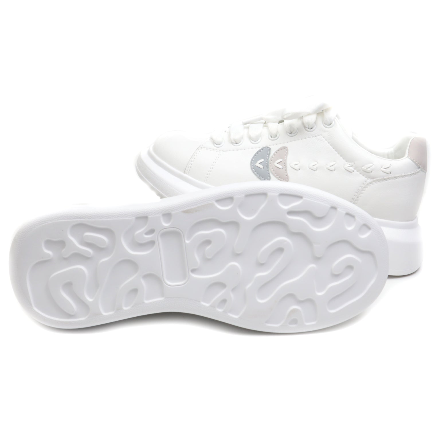 Franco Gerardo Sneakers dama 2A515 WHITE/GREY ID3880-WGREY