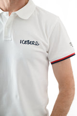 Iceberg Tricou barbati guler si maneca scurta Alb HB0006-ALB