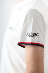 Iceberg Tricou barbati guler si maneca scurta Alb HB0006-ALB
