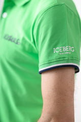 Iceberg Tricou barbati guler si maneca scurta Verde HB0006-VRD