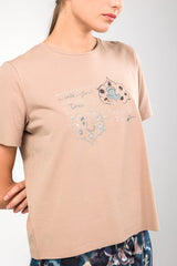Anekke Tricou dama maneca scurta 41271 303 TAUPE HD0013-TPE