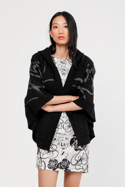 Anekke Poncho dama 41274 013 BLACK HD0030-BLK