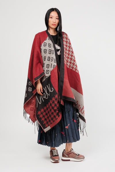 Anekke Poncho dama 41284 032 BORDO HD0031-BRD