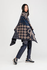 Anekke Poncho dama 41284 002 BLUE/BEIGE HD0032-BLBEI