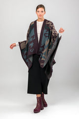 Anekke Poncho dama 41284 003 BLUE/LILA HD0033-BLLIL
