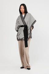 Anekke PONCHO DAMA 41284 021 BEIGE/BLACK HD0034-BEBLK