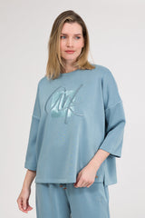 Anekke Tricou dama maneca scurta 42280 103 BLUE HD0036-BLU