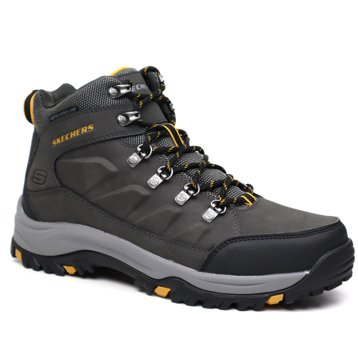 Skechers Bocanci barbati RELMENT DAGGETT Water Repellent 204642 gri IB2327-GRI