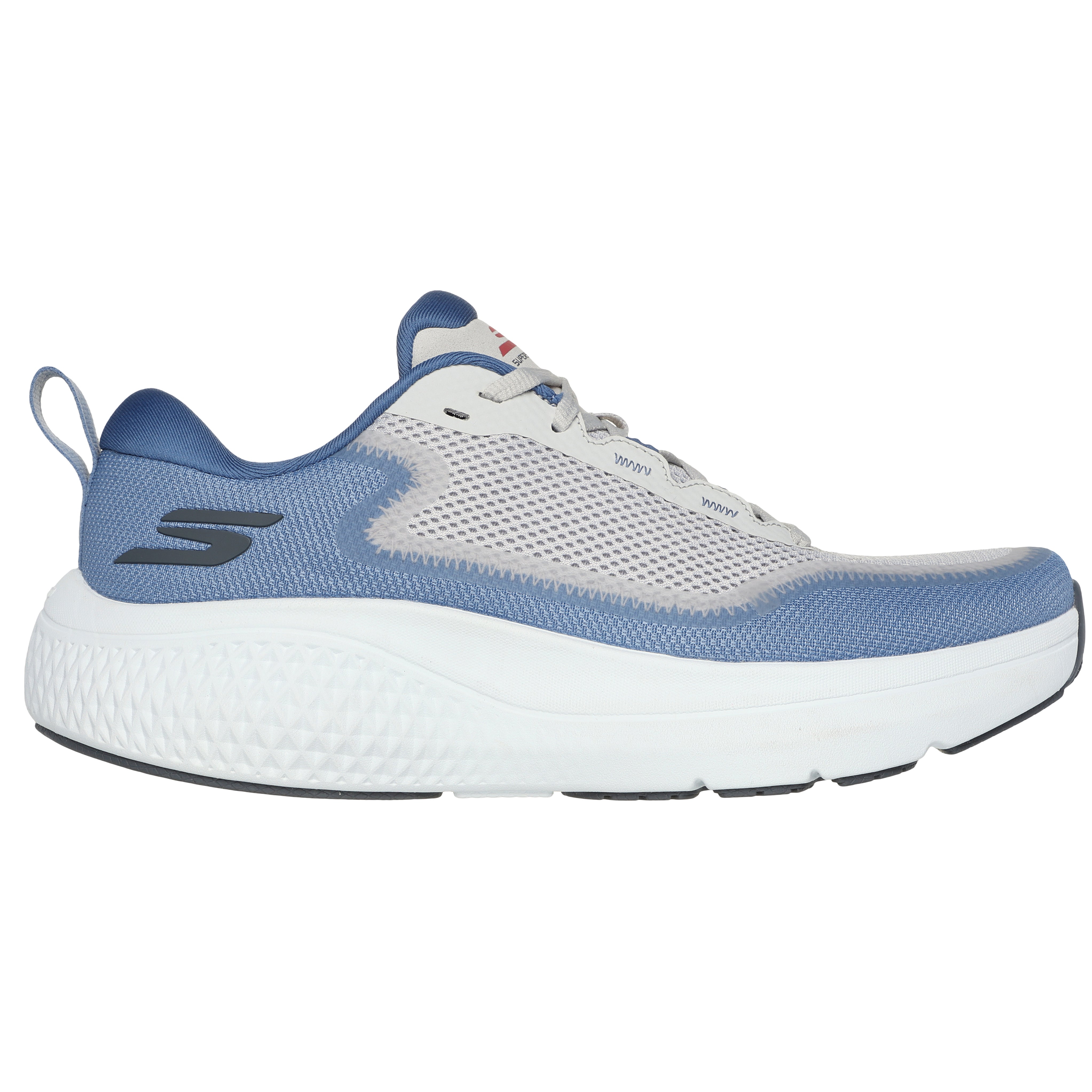 Skechers Pantofi barbati sport GO RUN SUPERSONIC MAX 246086 BLUE/GRAY IB2505-BLGY