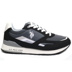 U.S. Polo Assn Sneakers barbati TABRY003M/4HT3 GRAY/BLACK IB2506-GYBK
