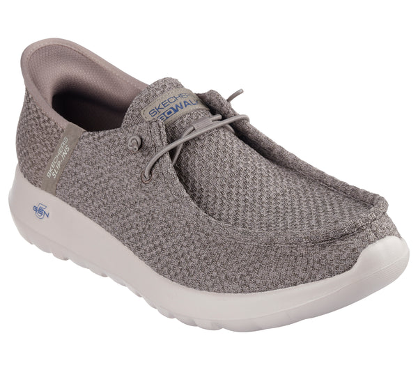 Skechers Pantofi barbati sport GO WALK MAX HALYCO 216285 TAUPE