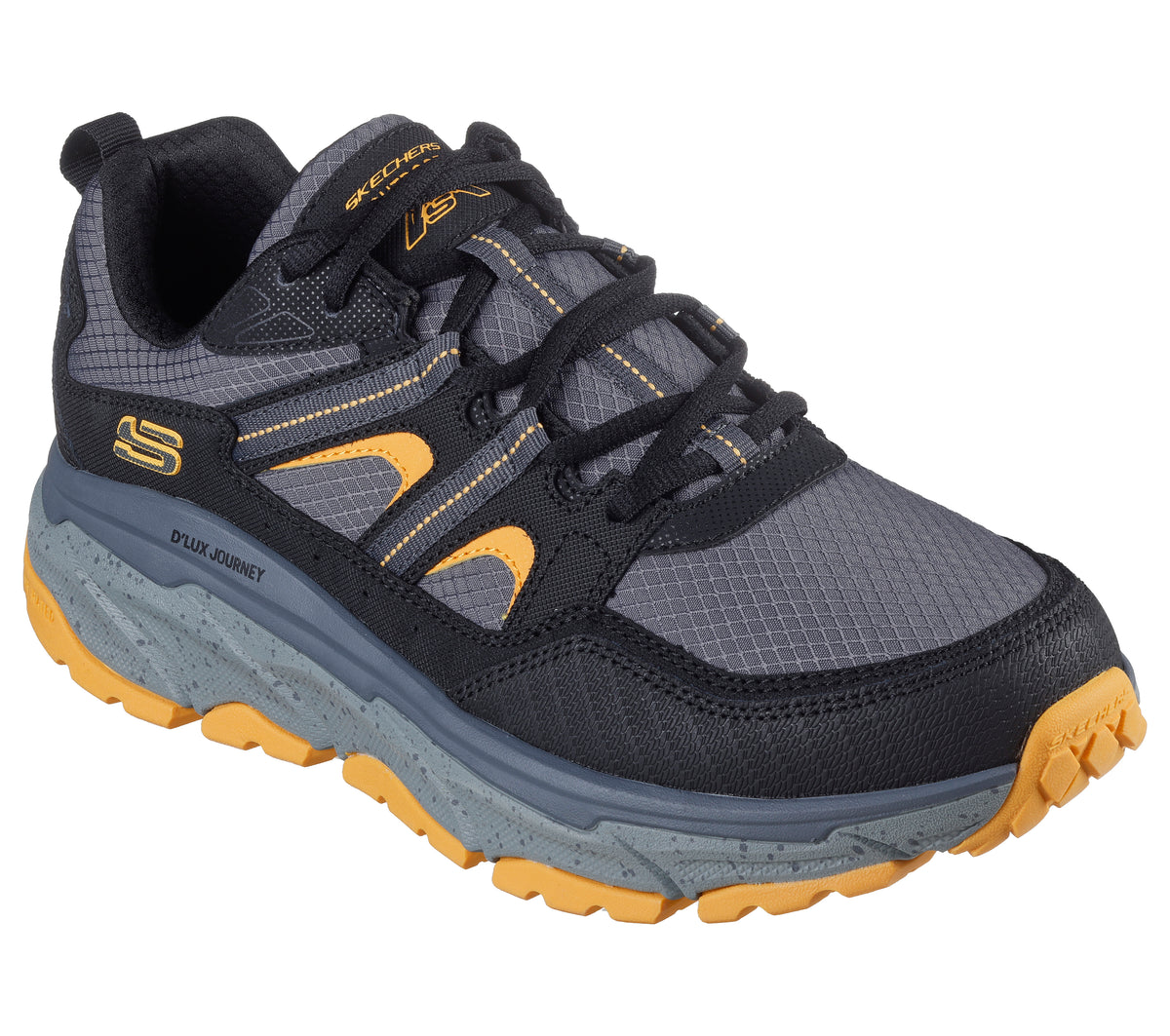 Skechers Pantofi barbati Outdoor D LUX JOURNEY 237192 BLACK/YELLOW IB2559-BKYL