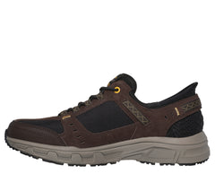 Skechers Pantofi barbati sport Slip Ins OAK CANYON 237450 BROWN/BLACK IB2569-BRBK