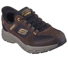 Skechers Pantofi barbati sport Slip Ins OAK CANYON 237450 BROWN/BLACK IB2569-BRBK