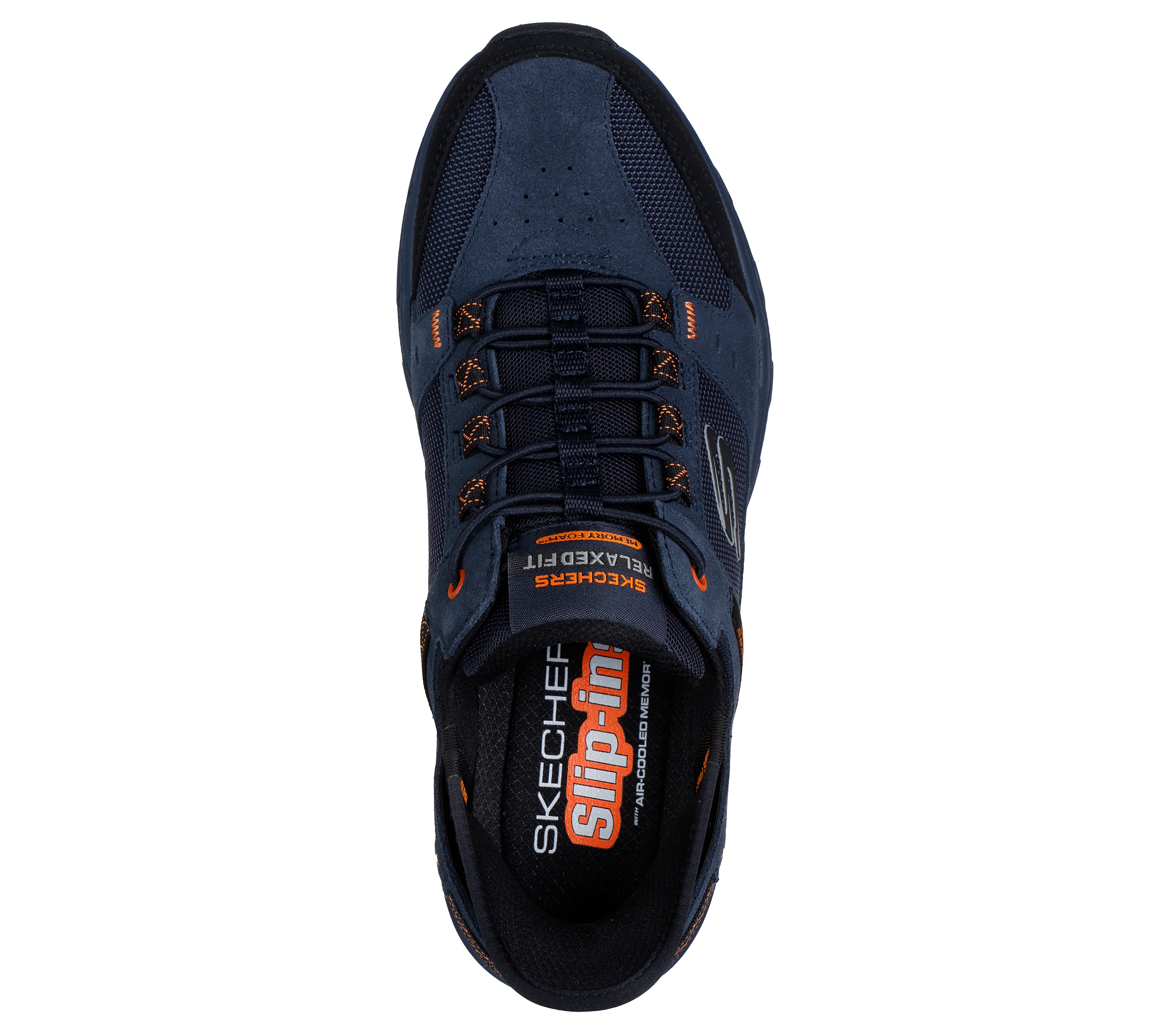 Skechers Pantofi barbati sport Slip Ins OAK CANYON 237450 NAVY/ORANGE IB2569-NVOR