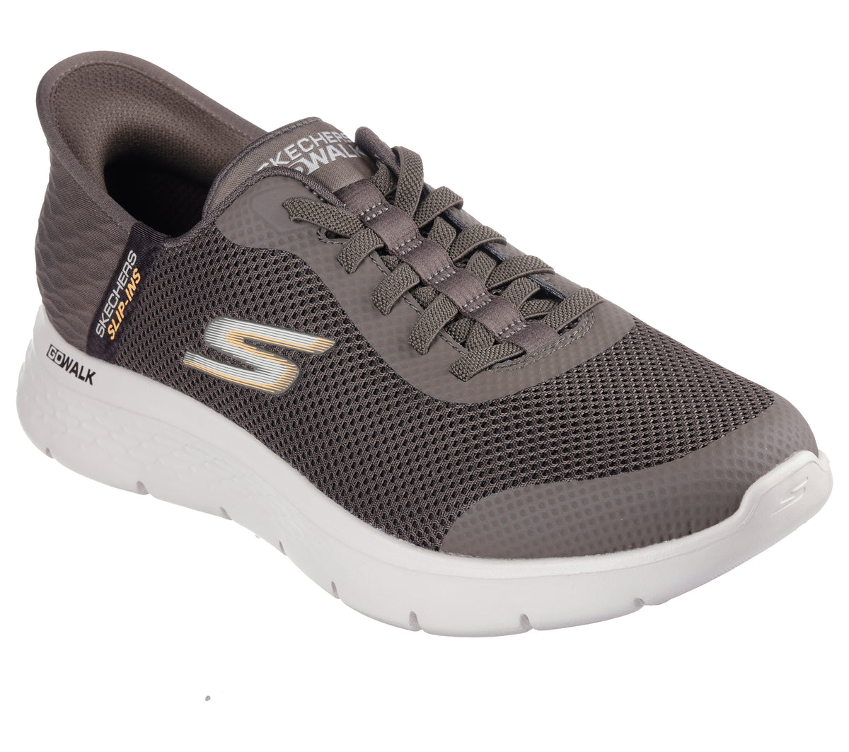 Skechers Pantofi barbati Slip Ins GO WALK FLEX 216324 BROWN IB2572-BRN