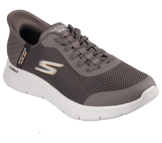 Skechers Pantofi barbati Slip Ins GO WALK FLEX 216324 BROWN IB2572-BRN