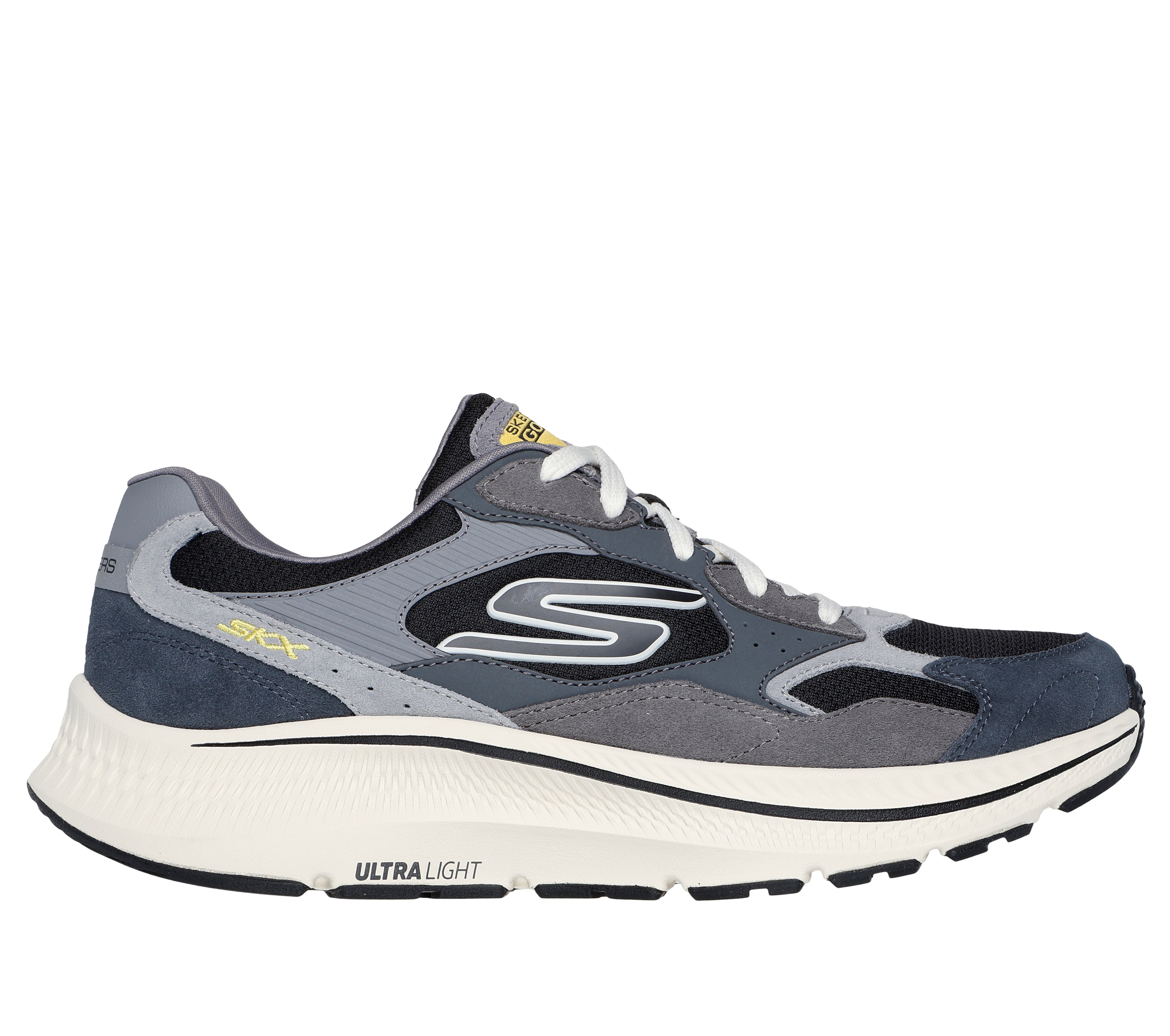 Skechers Pantofi barbati sport GO RUN CONSISTENT 2.0 RETRO 220872 CHARCOAL/BLACK IB2578-CCBK