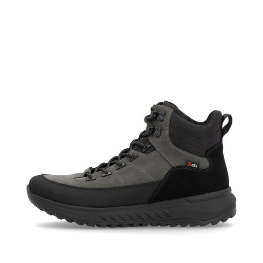 Rieker Ghete barbati water repellent U0174 42 gri nubuk IB2591-GRIN