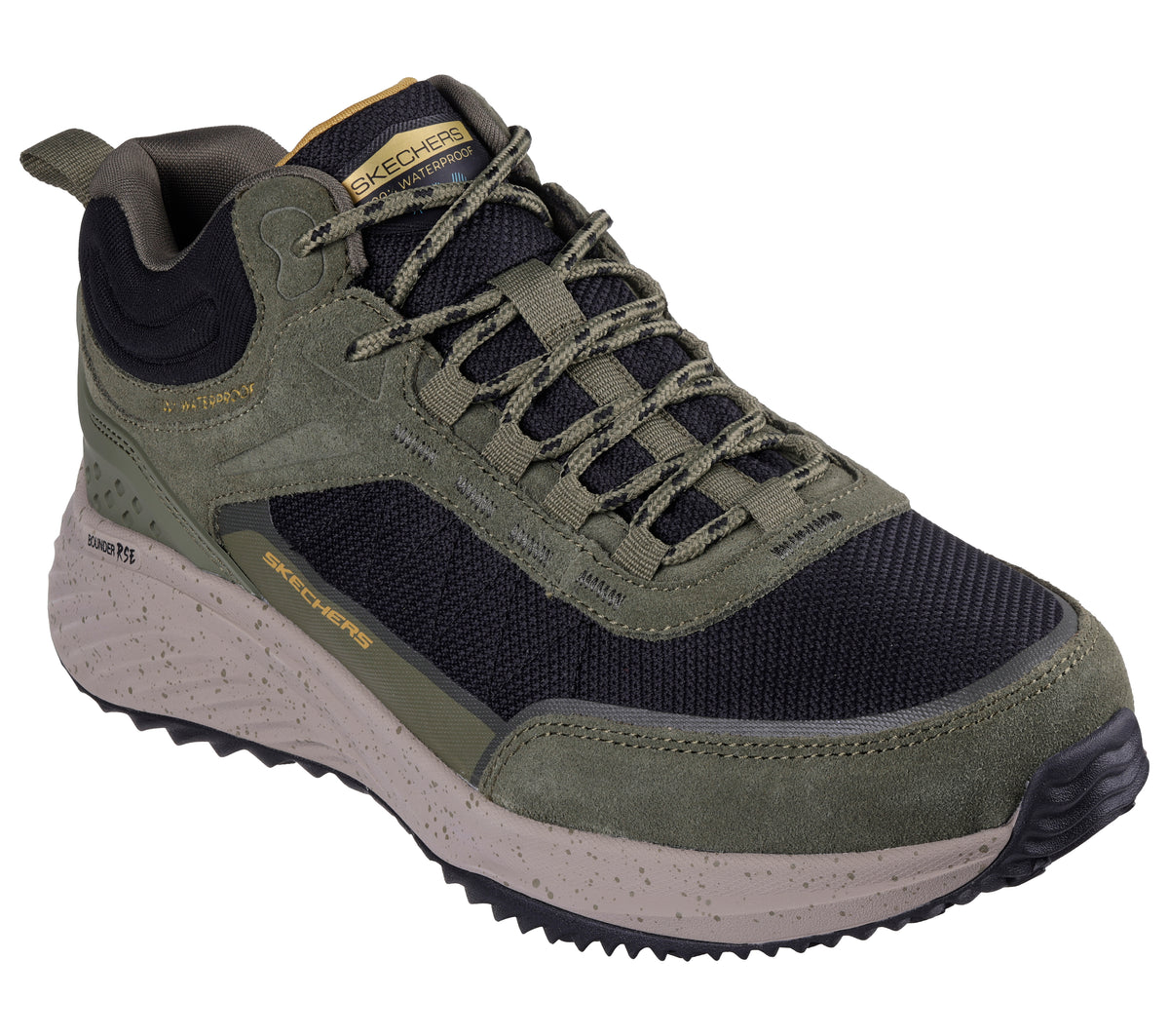 Skechers Pantofi barbati sport BOUNDER RSE BREKOR 232961 OLIVE/BLACK IB2634-OLBK