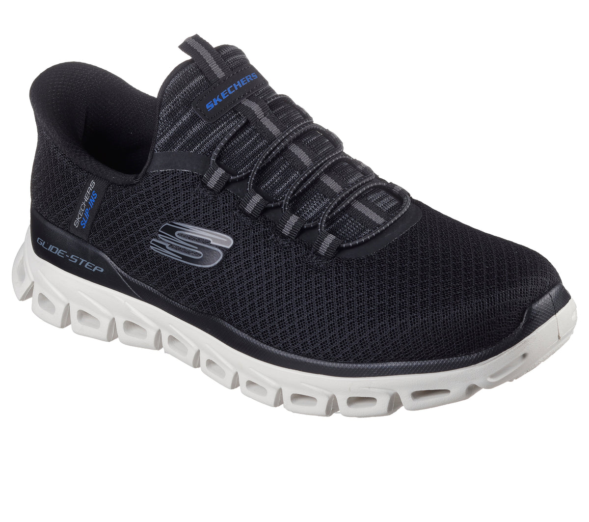 Skechers Pantofi barbati sport Slip Ins GLIDE STEP NOXUS 233010 BLACK IB2649-BLK