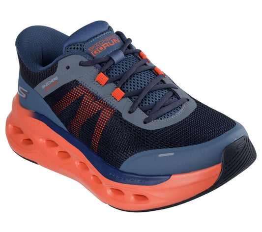 Skechers Pantofi barbati sport MAX CUSHIONING GLIDE STEP A  220422 NAVY/ORANGE IB2650-NVOR