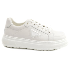 Franco Gerardo Sneakers barbati piele naturala 88812 WHITE IB2657-WHT