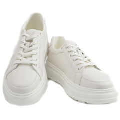 Franco Gerardo Sneakers barbati piele naturala 88812 WHITE IB2657-WHT
