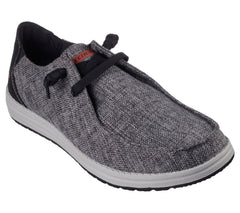 Skechers Pantofi barbati RELAXED FIT MELSON NELA 210726 BLACK IB2683-BLK