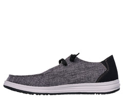 Skechers Pantofi barbati RELAXED FIT MELSON NELA 210726 BLACK IB2683-BLK