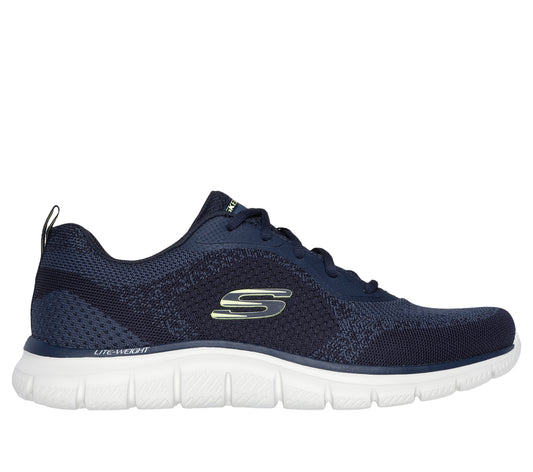 Skechers Pantofi barbati sport TRACK GLENDOR 232699 NAVY/LIME IB2689-NVLM