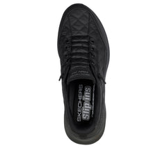 Skechers Pantofi barbati sport Slip Ins CONTOUR FOAM COZY FIT 232619 BBK IB2701-BBK