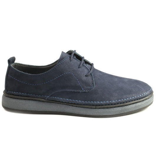 Goretti Pantofi barbati B69 301 bleumarin nubuk IB2717-BLMN