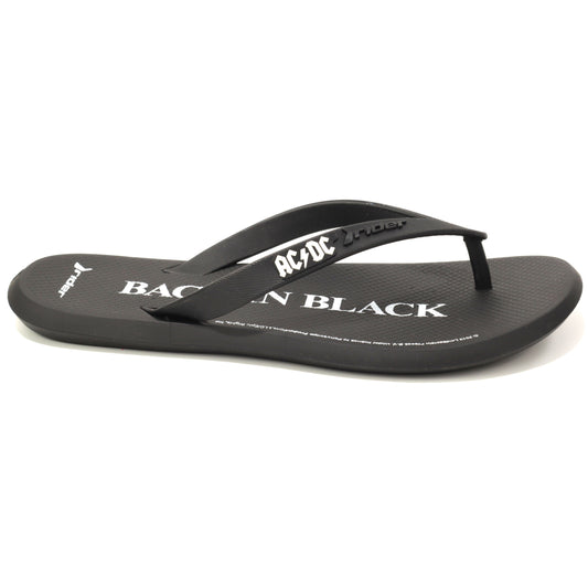 Rider Slapi barbati Bands ACDC Thong 82799 21194 BLACK/WHITE IB2732-BKW