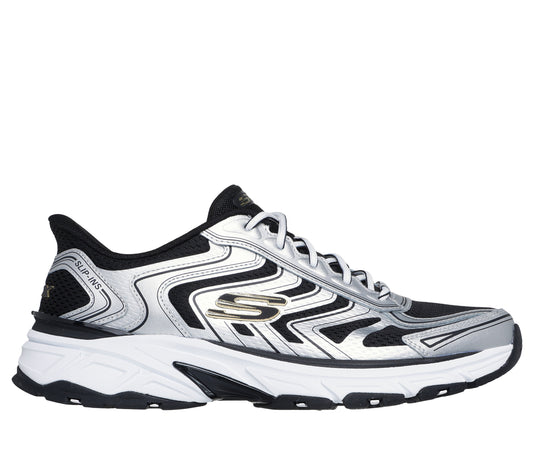 Skechers Pantofi barbati sport STAMINA SPORT 233150 SILVER/BLACK IB2739-SLBK